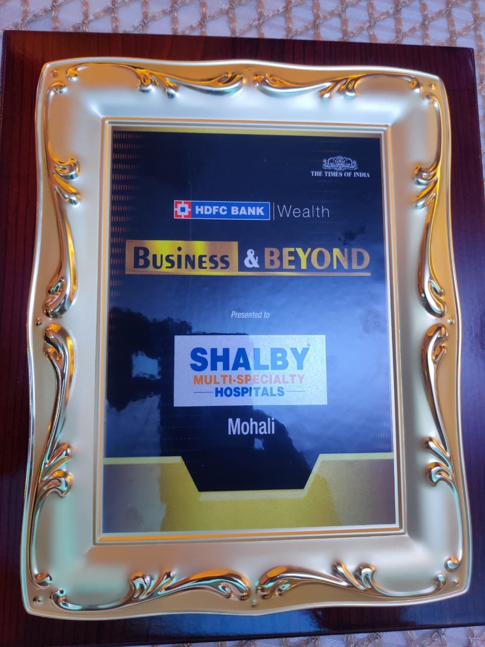 Business & Beyond Award by The Times of India